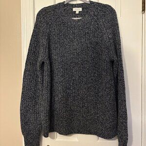 Todd Snyder Cashmere Crewneck Ribbed Sweater in Classic Navy - L